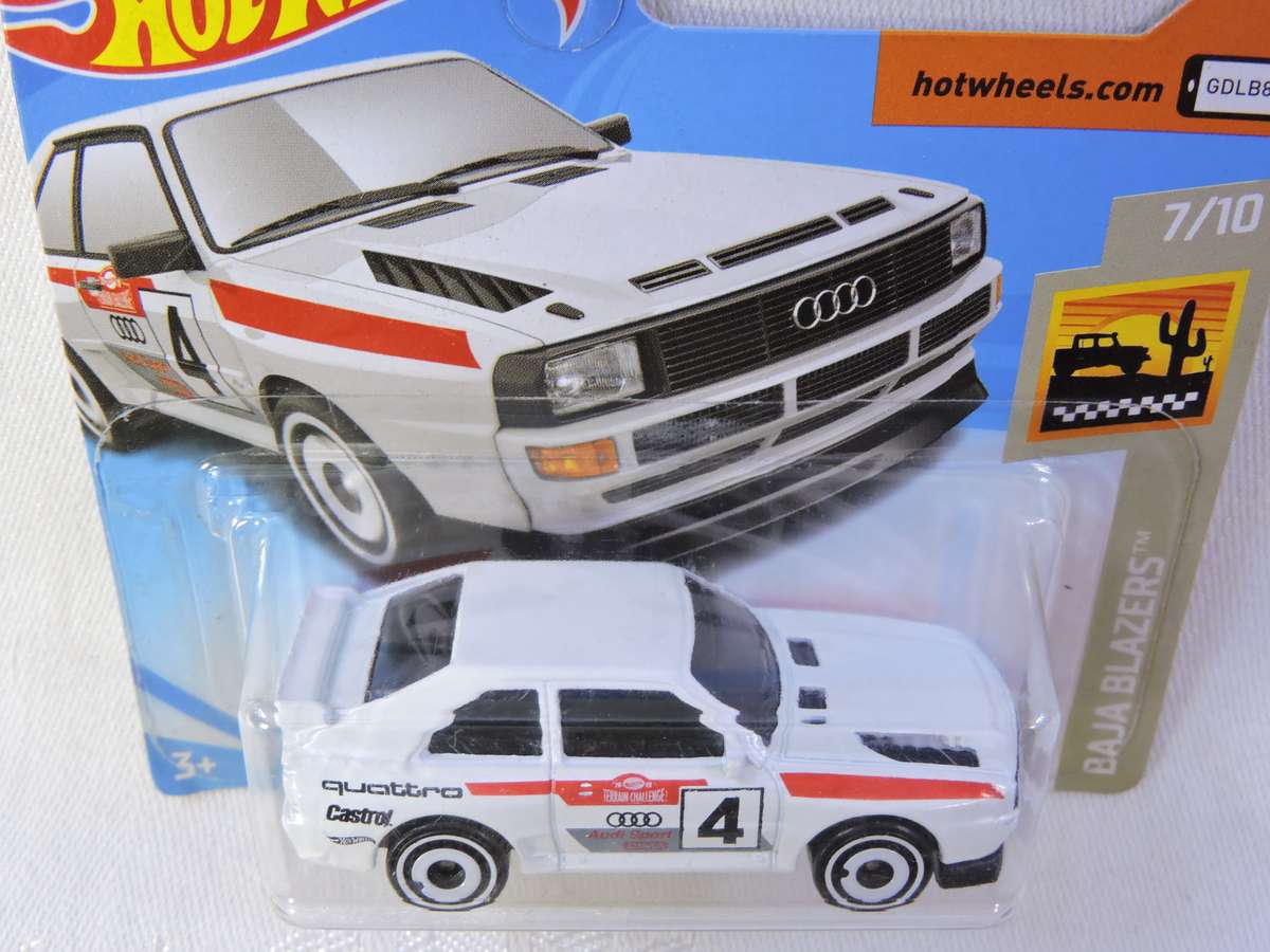 Hot Wheels AUDI Sport QUATTRO ( White #4 )