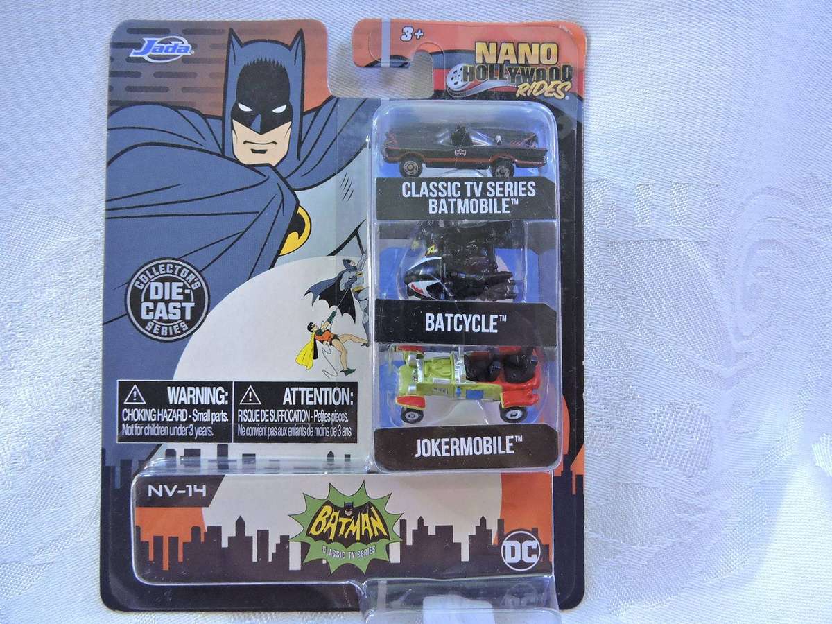 JADA Nano Hollywood Rides Fast & Furious ( 3 Pack ) Batman Batmobile