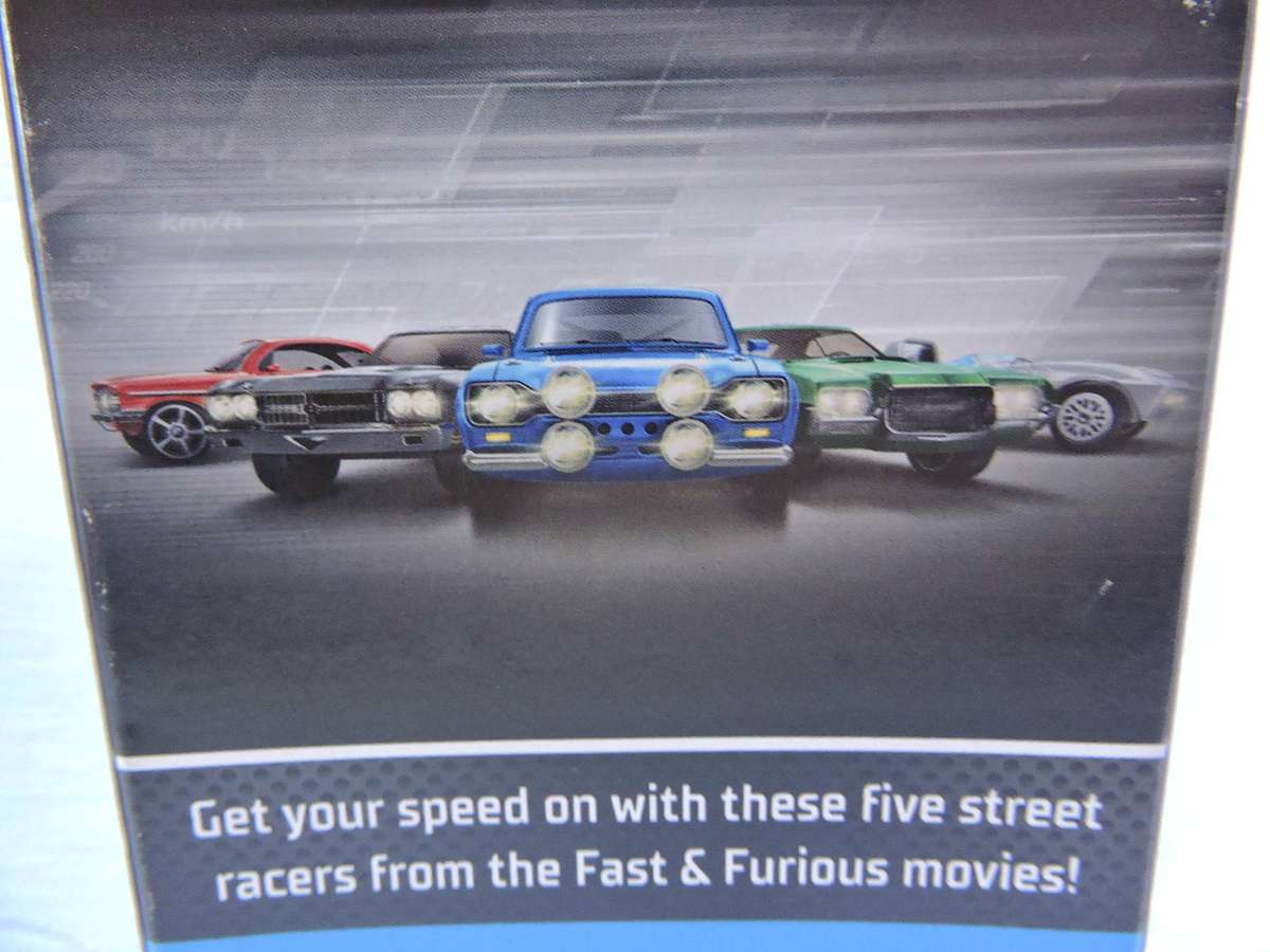 Hot Wheels Fast & Furious ( 5 pack Sealed ) Chev Impala, Torino, Corvette, Ford Escort, Chevelle SS