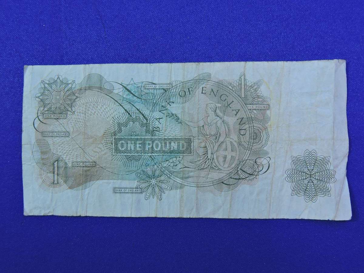 Bank Of England One Pound Bank Note