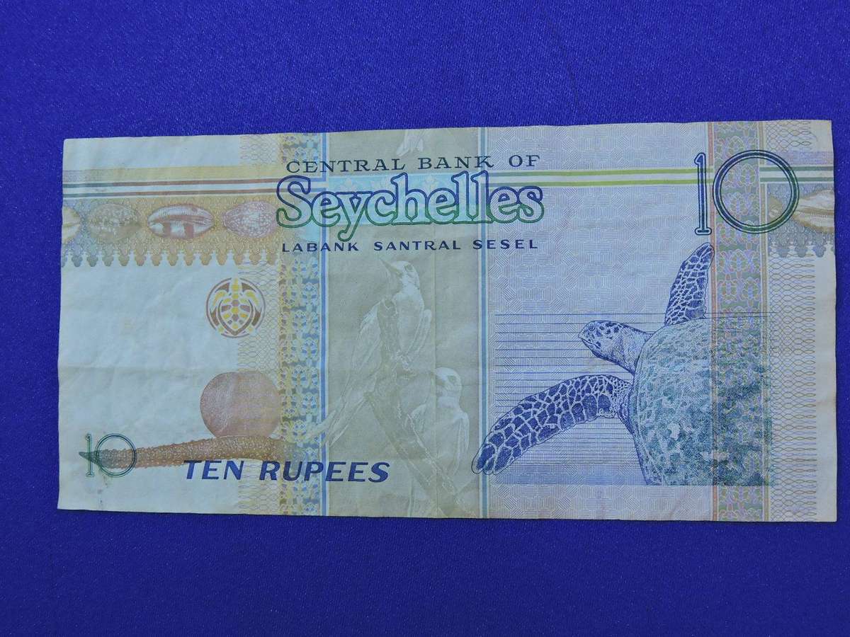 Ten Rupees SEYCHELLES Bank Note