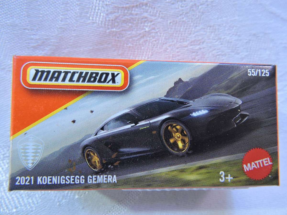 Matchbox KOENIGSEGG GEMERA  MIB  ( Black ) Mint in Box like Hot Wheels