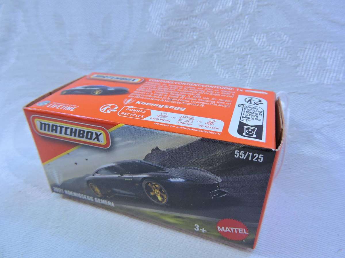 Matchbox KOENIGSEGG GEMERA  MIB  ( Black ) Mint in Box like Hot Wheels