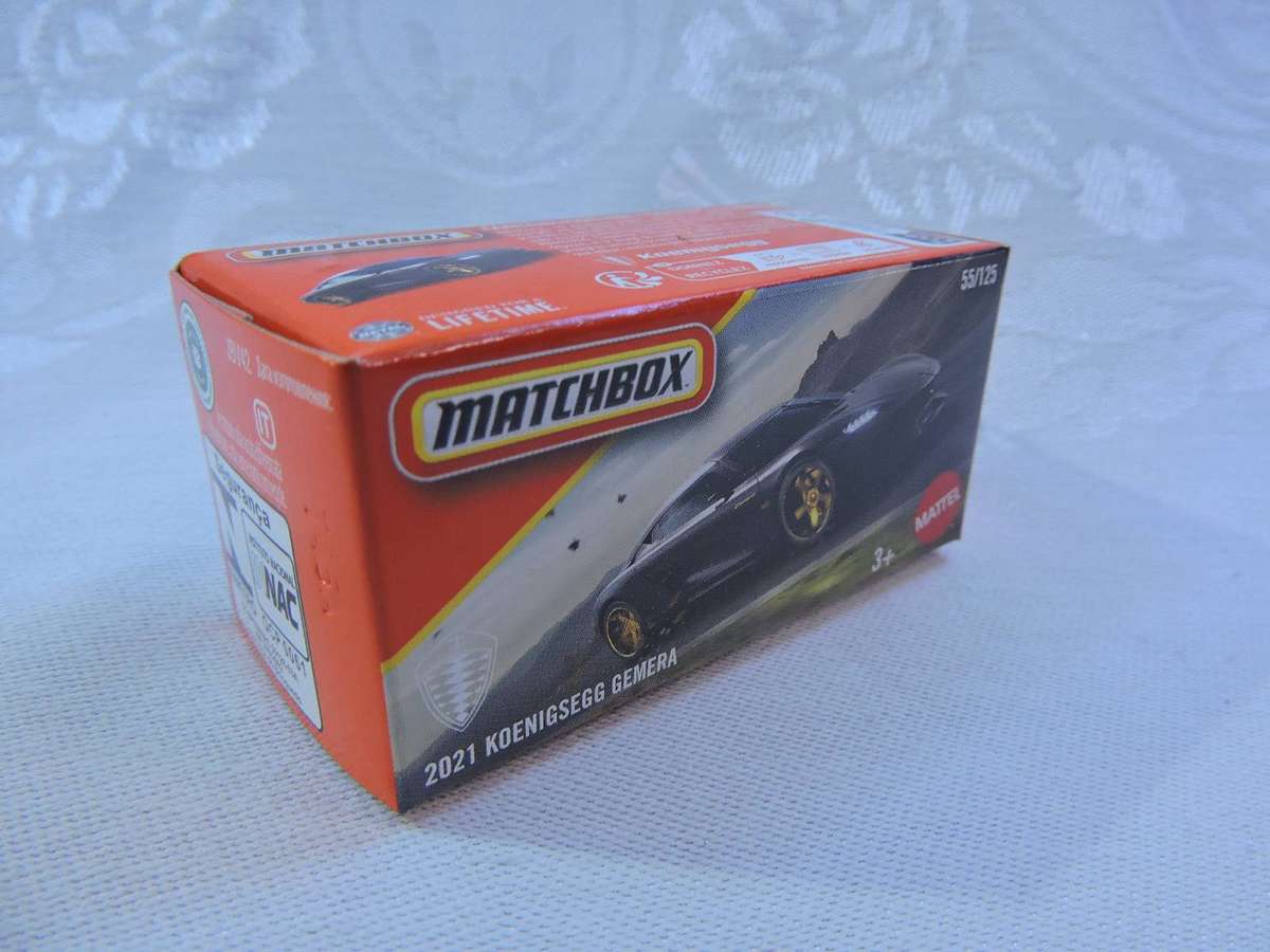 Matchbox KOENIGSEGG GEMERA  MIB  ( Black ) Mint in Box like Hot Wheels