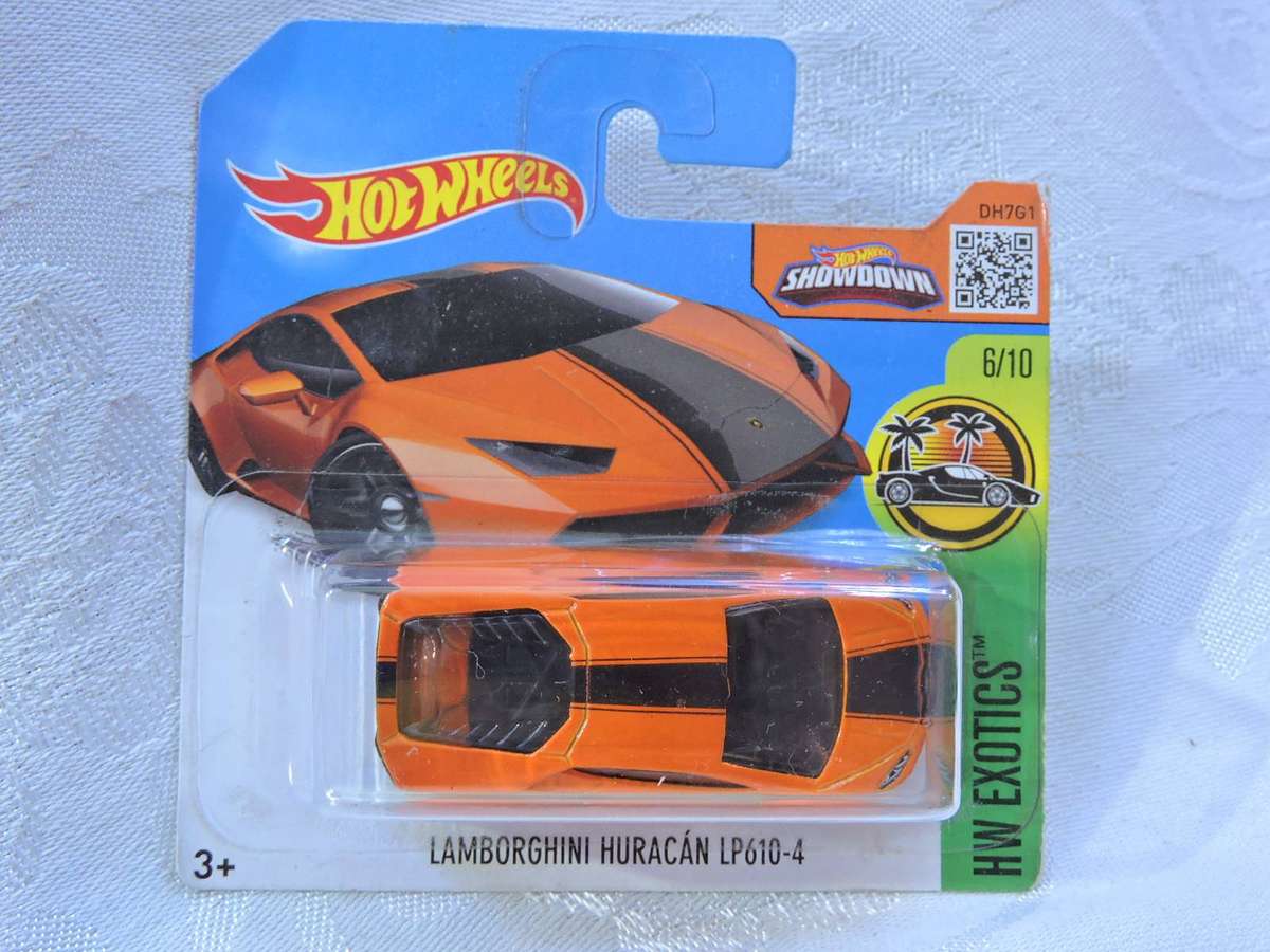 Hot Wheels LAMBORGHINI Huracan LP610-4  ( Orange ) Supercar