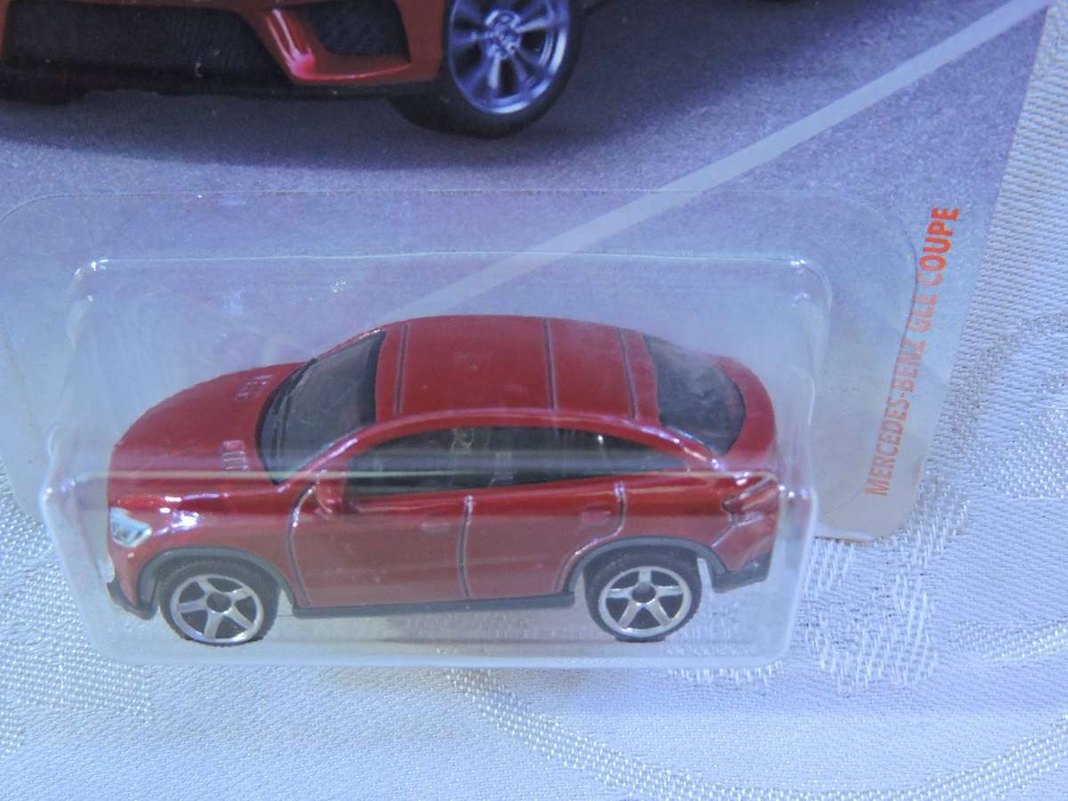 Matchbox Mercedes Benz GLE Coupe  ( Red ) Long Card    like Hot Wheels