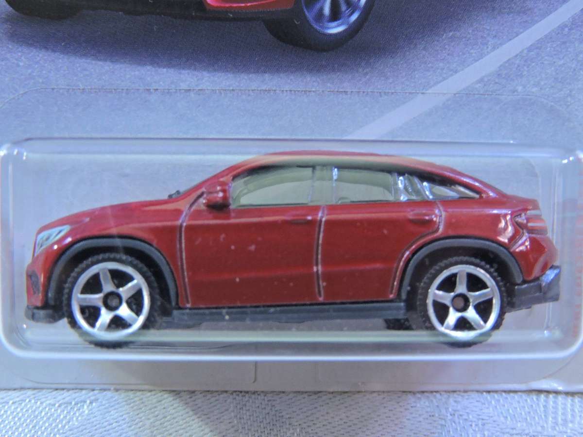 Matchbox Mercedes Benz GLE Coupe  ( Red ) Long Card    like Hot Wheels