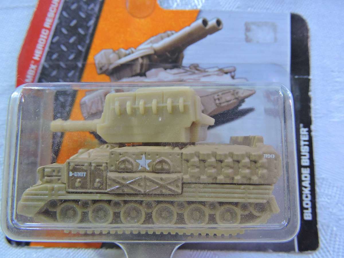 Matchbox BLOCKADE BUSTER  Military Tank  ( Tan )  like Hot Wheels