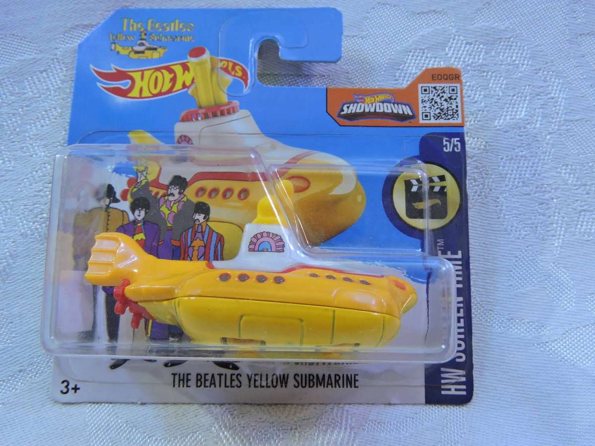 Hot Wheels The Beatles Yellow Submarine ( First version 2016 ) HW Screen Time
