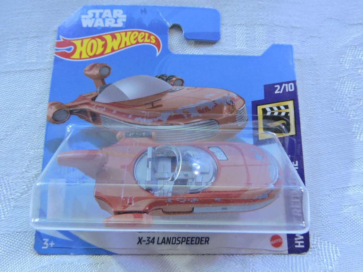 Hot Wheels  X-34 LANDSPEEDER ( Brown ) Star Wars  HW Screen Time.