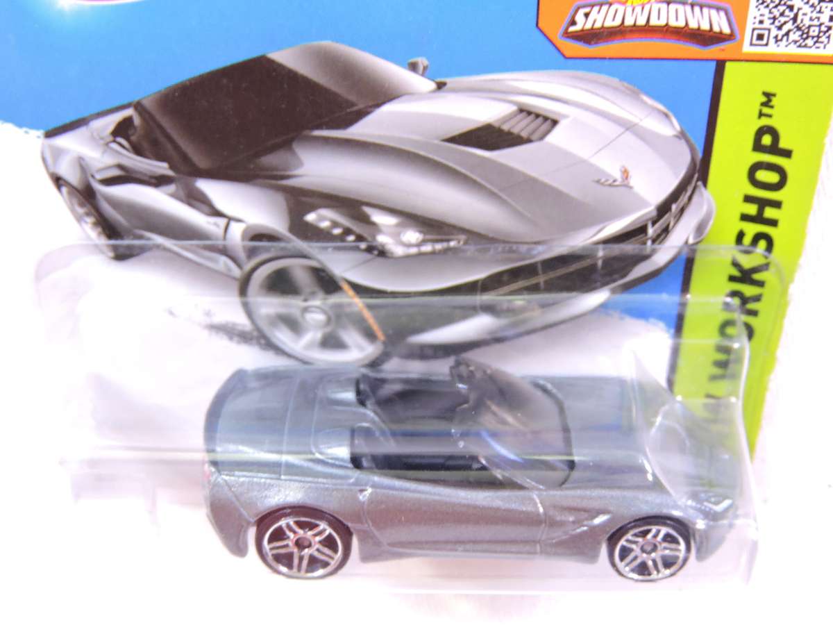 Hot Wheels CHEVY CHEVROLET Corvette Stingray ( Silver )