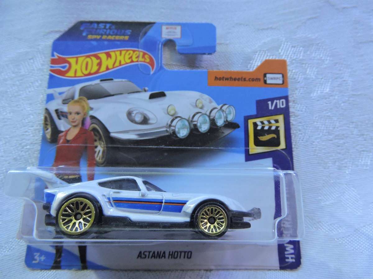 Hot Wheels ASTANA HOTTO ( White / Blue stripe ) Fast & Furious Spy Racers HW Screen Time
