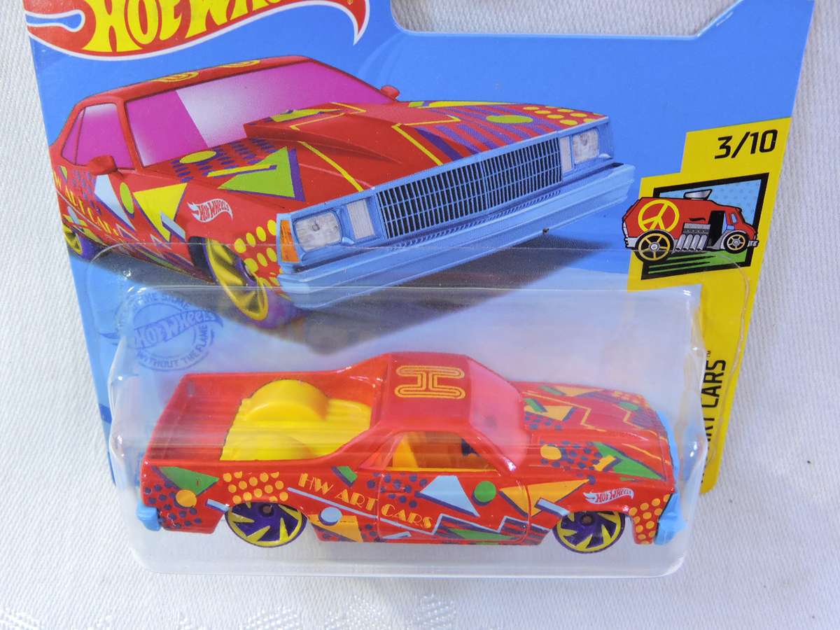 Hot Wheels CHEVY CHEVROLET El Camino Pickup Bakkie  ( Art Car Multi colour )
