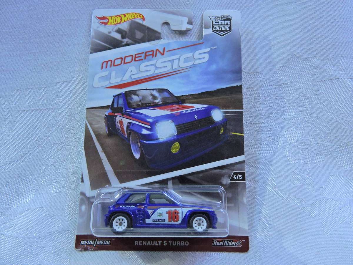 Hot Wheels RENAULT 5 Turbo  ( Blue #16 ) Car Culture Modern Classics