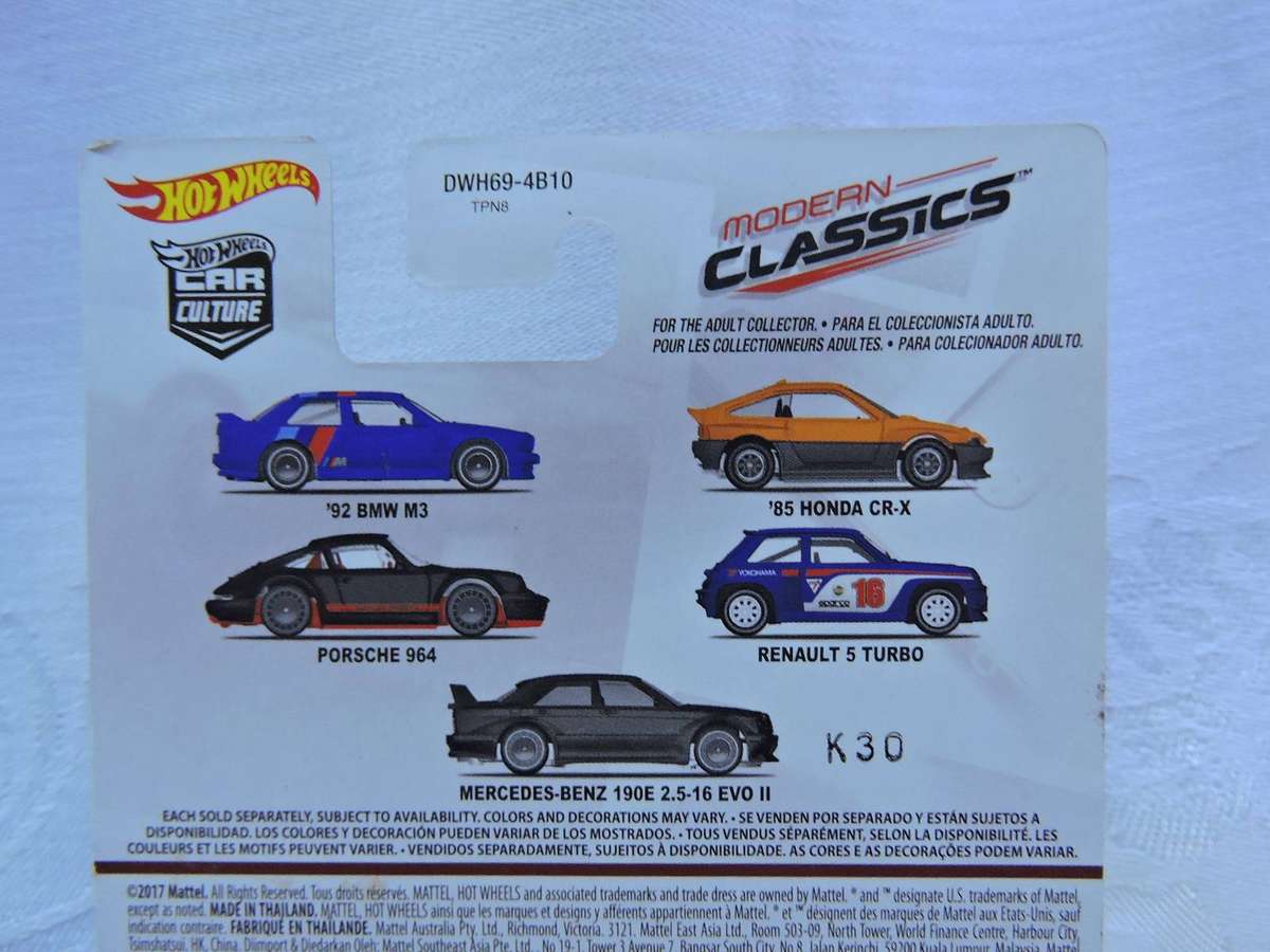 Hot Wheels RENAULT 5 Turbo  ( Blue #16 ) Car Culture Modern Classics