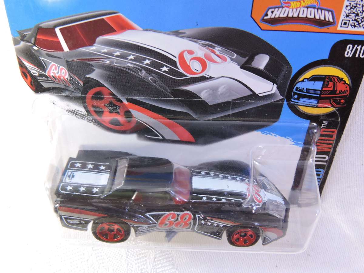 Hot Wheels CHEVY CHEVROLET Greenwood Corvette ( Black #68 )