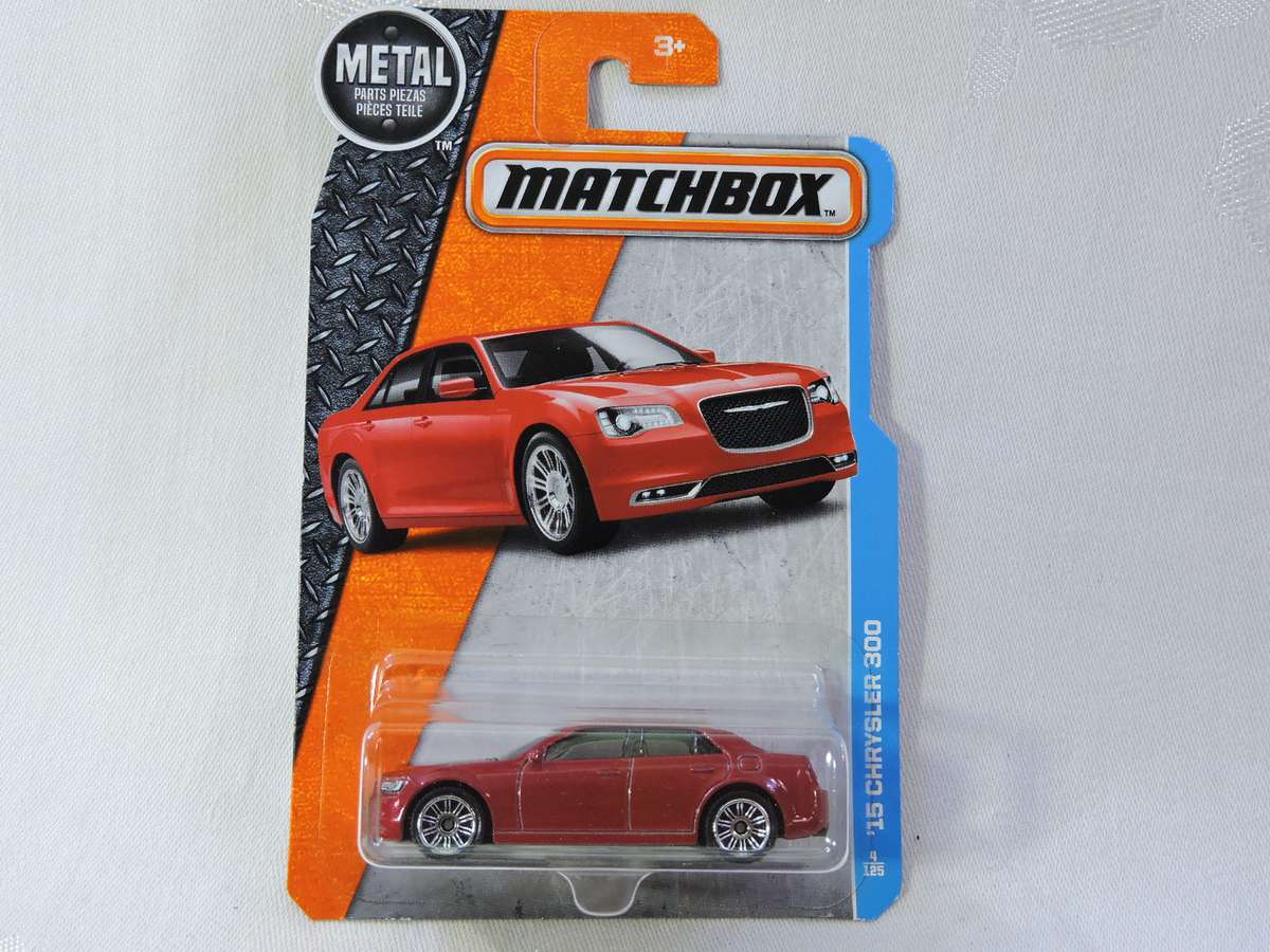 Matchbox CHRYSLER 300 ( Red ) Long Card  Like Hot Wheels