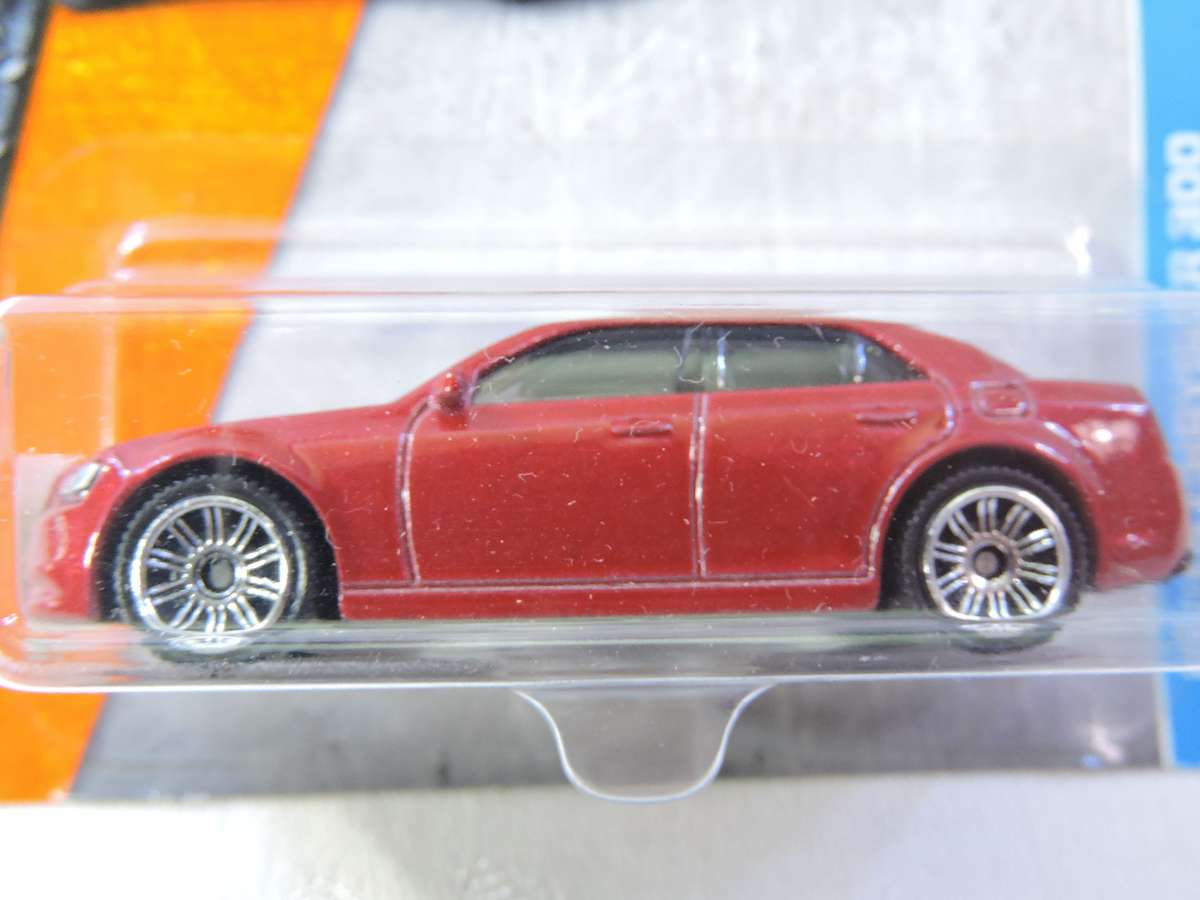 Matchbox CHRYSLER 300 ( Red ) Long Card  Like Hot Wheels