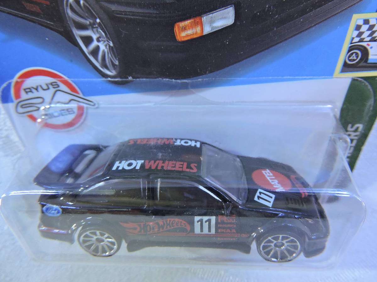 Hot Wheels FORD Sierra Cosworth ( Black #11 ) Long Card