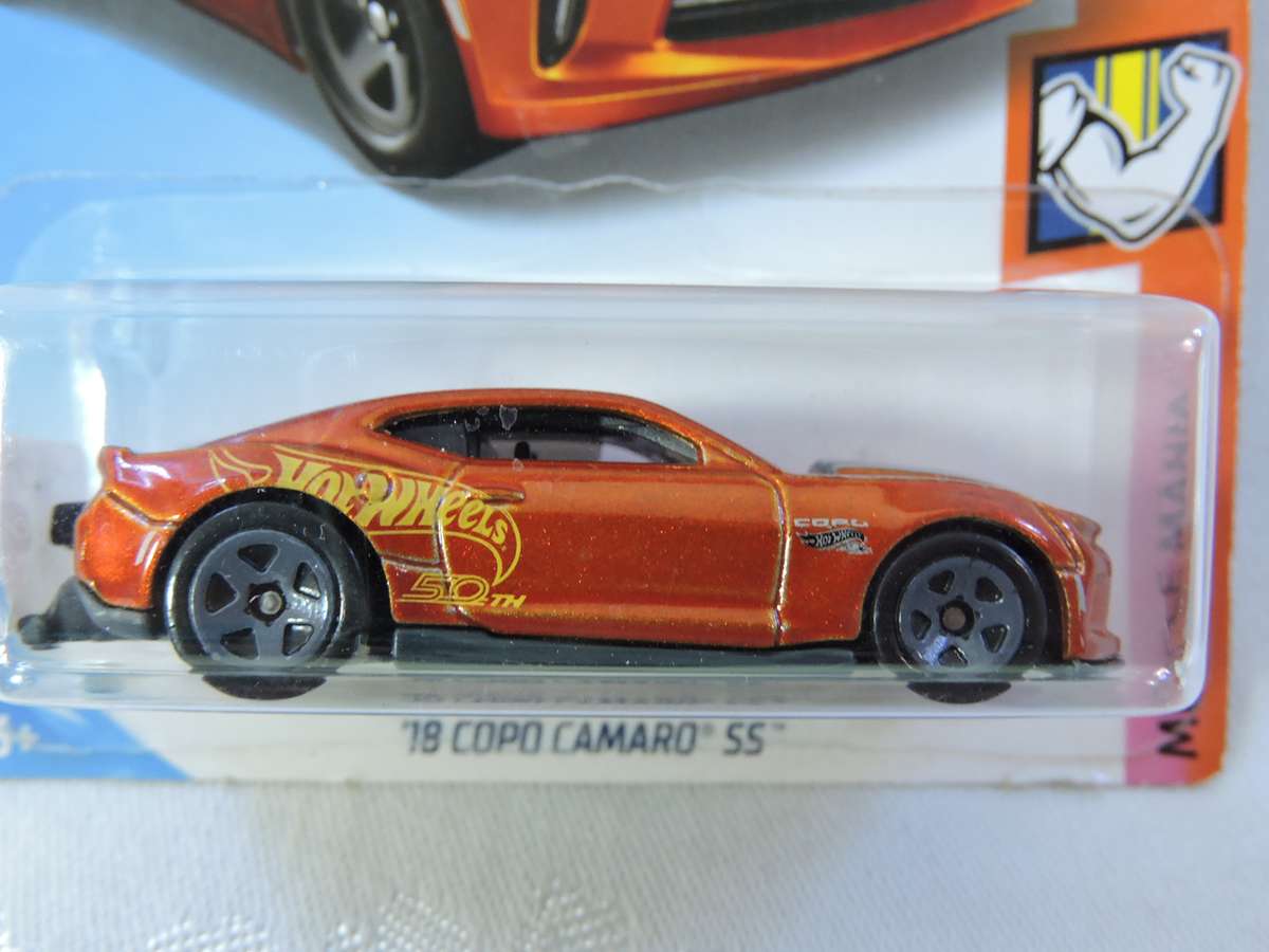 Hot Wheels CHEVY CHEVROLET Copo Camaro SS ( Bronze ) Long Card
