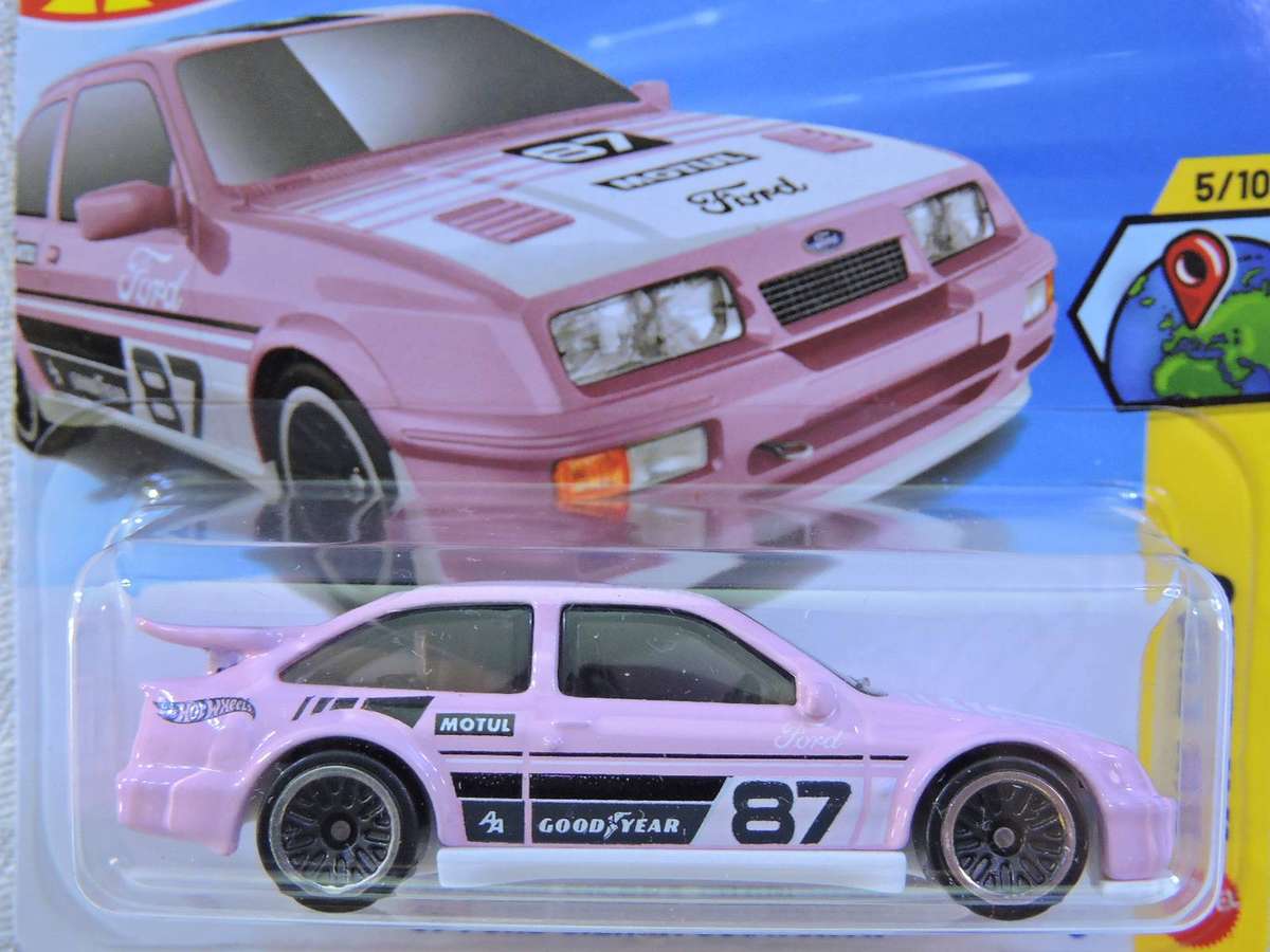 Hot Wheels FORD Sierra Cosworth ( Pink #87 ) HW Euro
