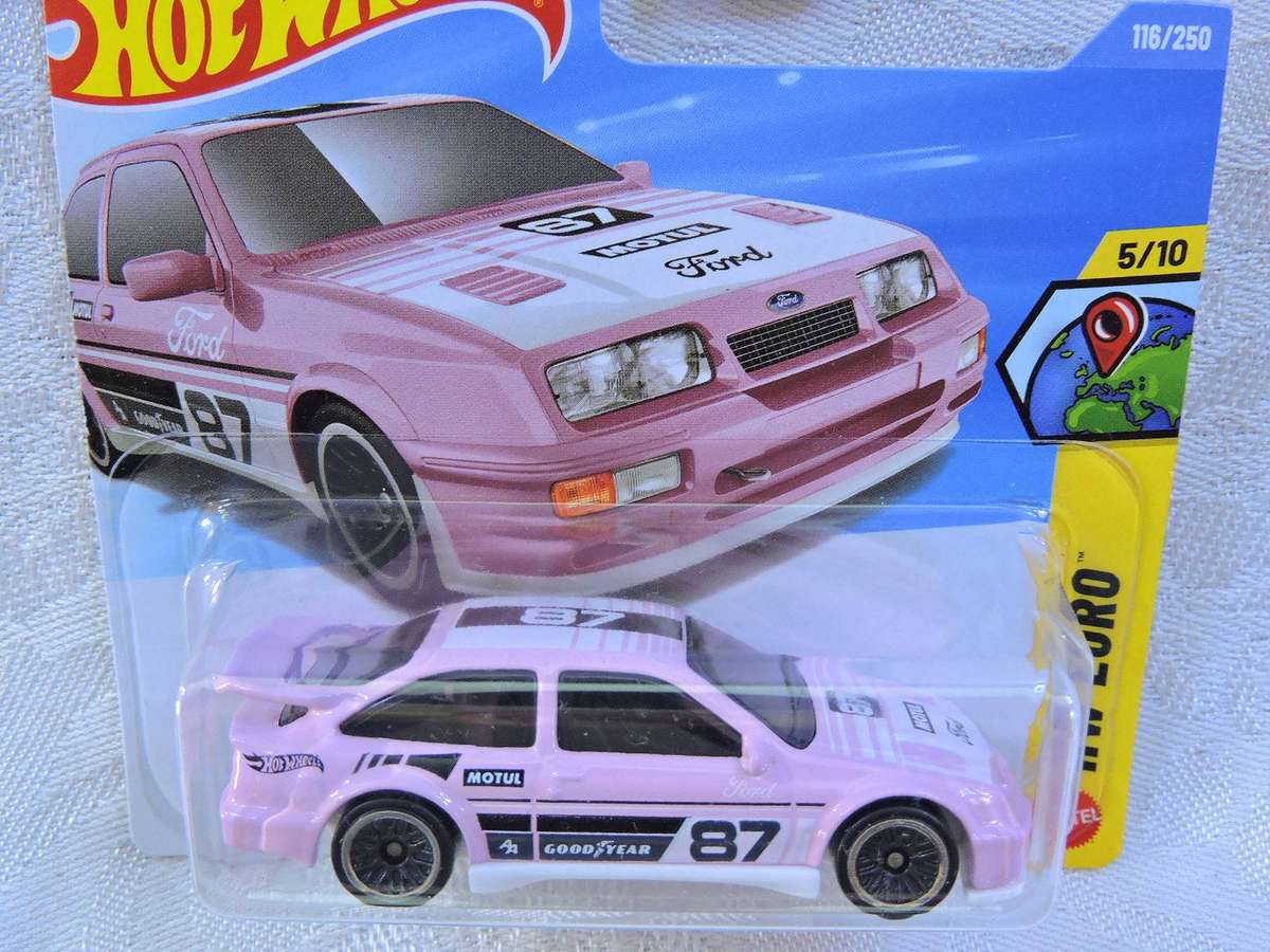Hot Wheels FORD Sierra Cosworth ( Pink #87 ) HW Euro