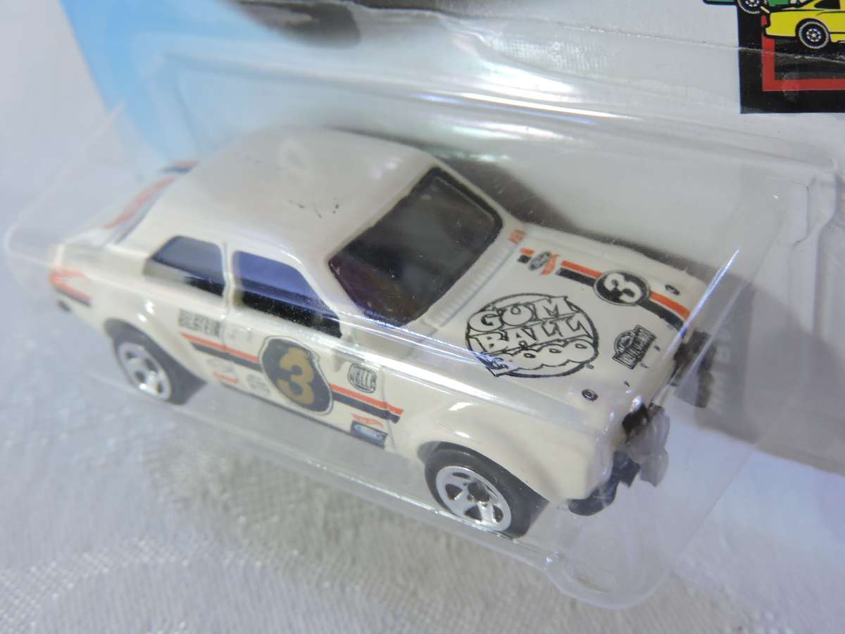 Hot Wheels FORD ESCORT RS1600  ( Whit Gum Ball 3000 ) Long card