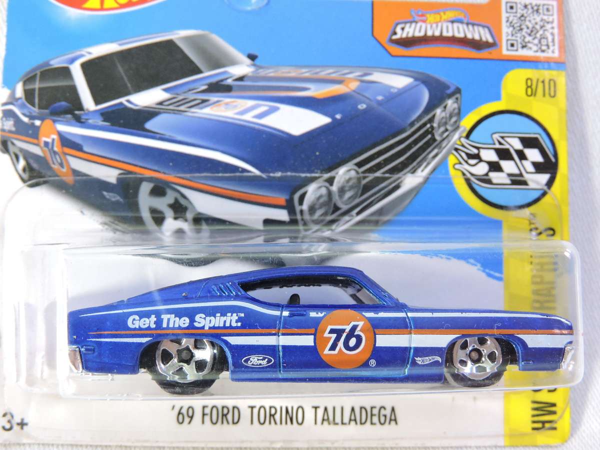 Hot Wheels FORD TORINO TALLADEGA ( Blue #76 )