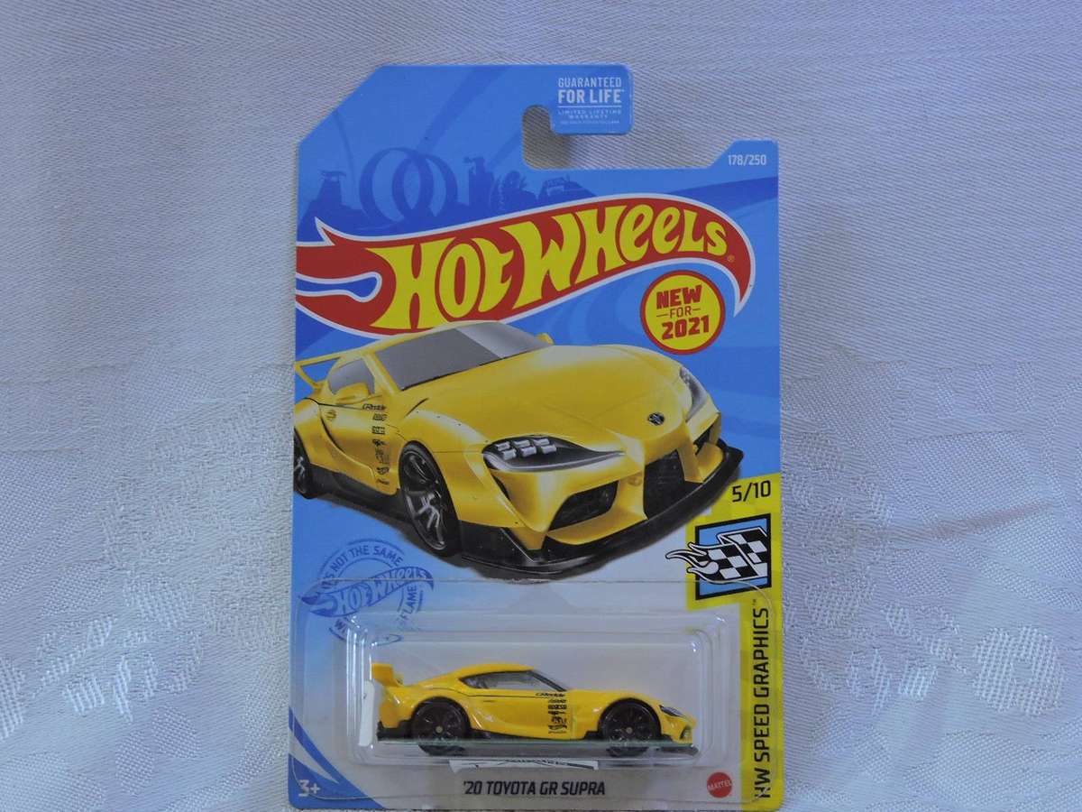 Hot Wheels TOYOTA GR Supra ( Yellow - G Reddy ) Long Card