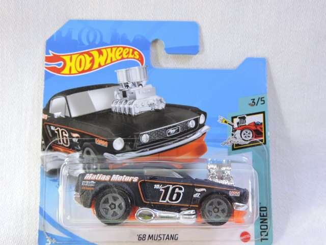 Hot Wheels FORD Mustang  ( Matt Black #16 ) Tooned