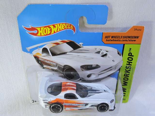 Hot Wheels DODGE VIPER SRT1O ACR ( White with orange  ) Speed Hunters