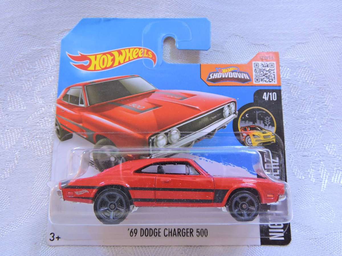 Hot Wheels DODGE Charger 500 ( Red ) Muscle Car