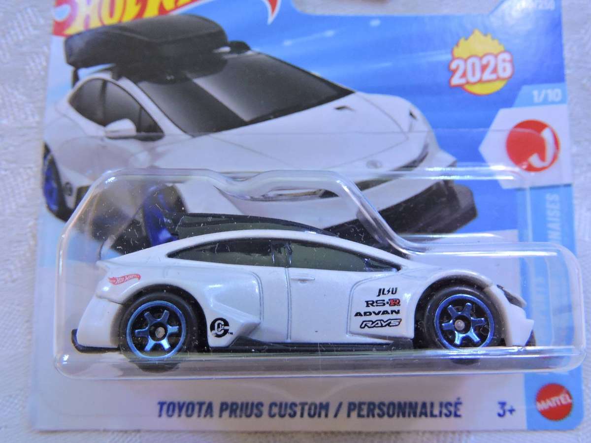 Hot Wheels TOYOTA Prius Custom ( White )