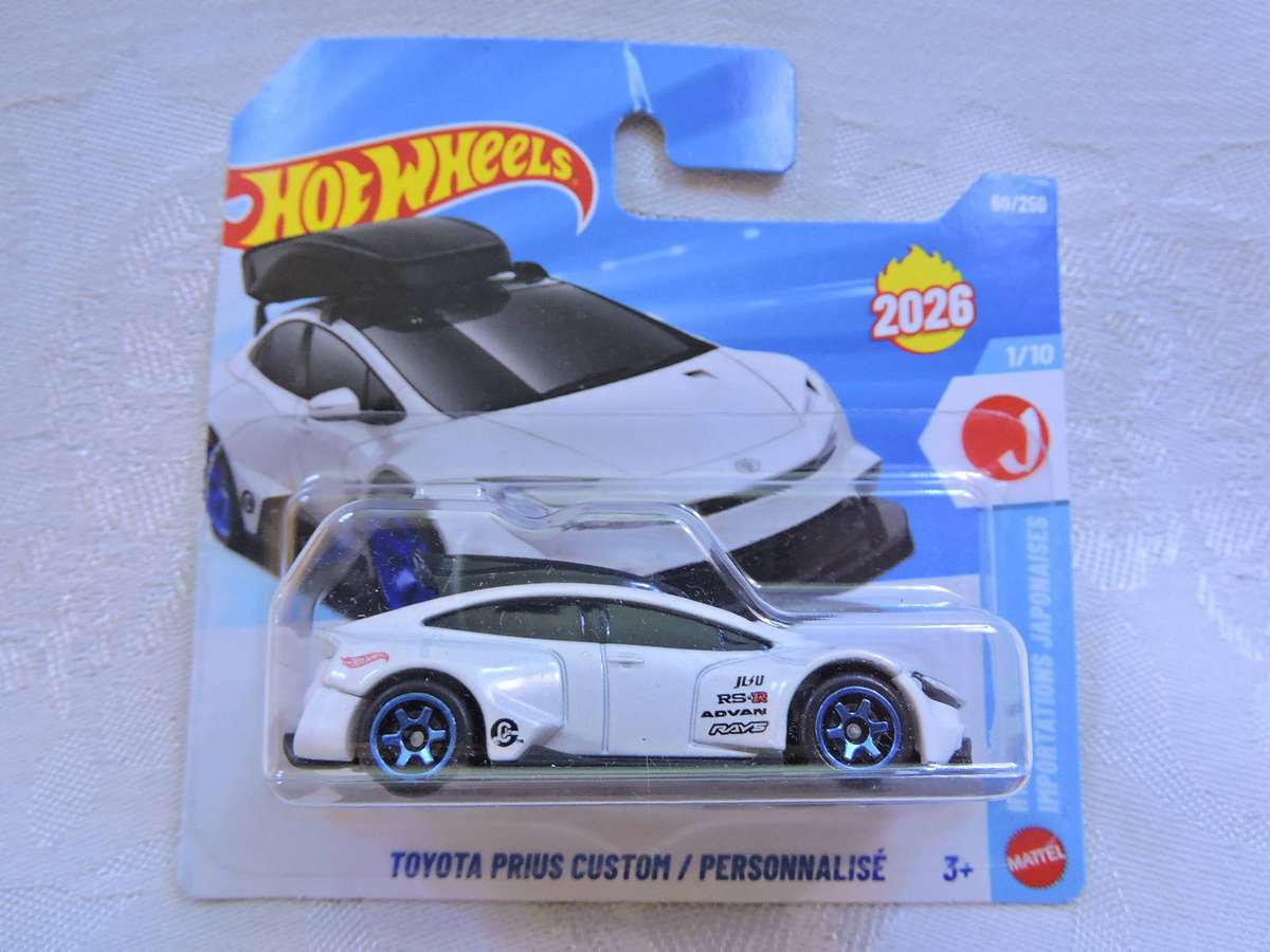 Hot Wheels TOYOTA Prius Custom ( White )