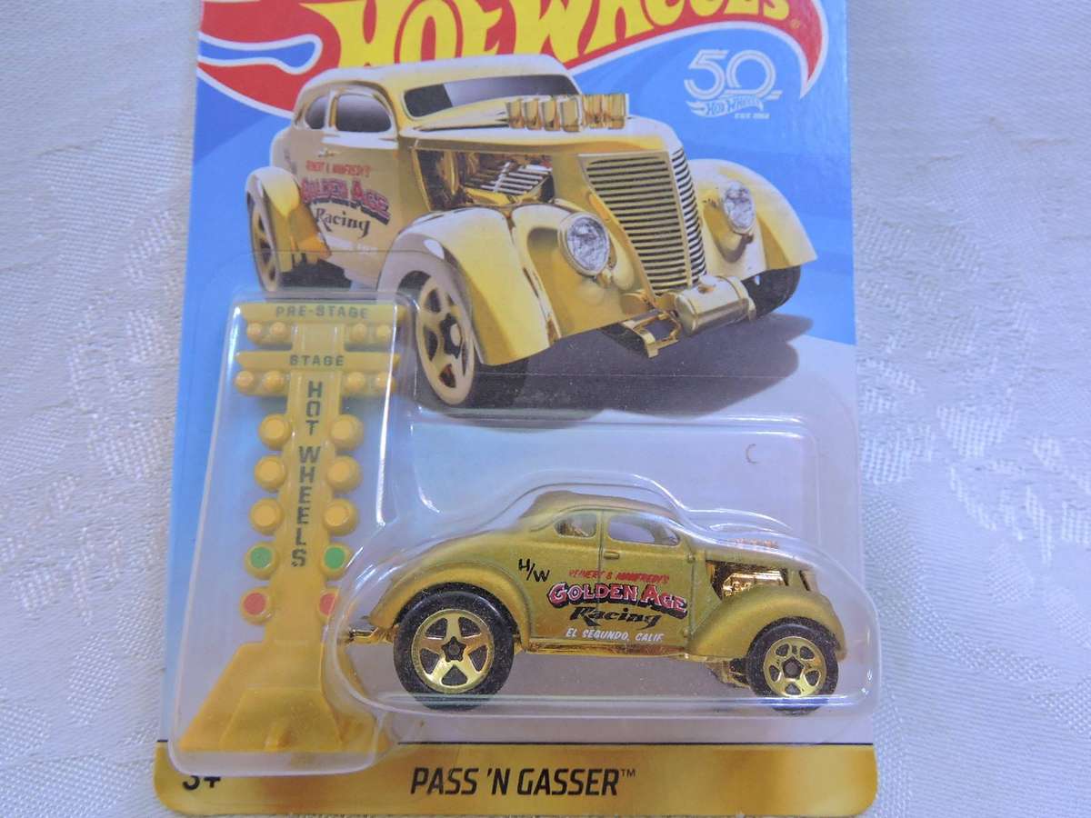 Hot Wheels 37 FORD Pass 'n Gasser ( Original Golden Gasser ) 2017 Issue  Long Card