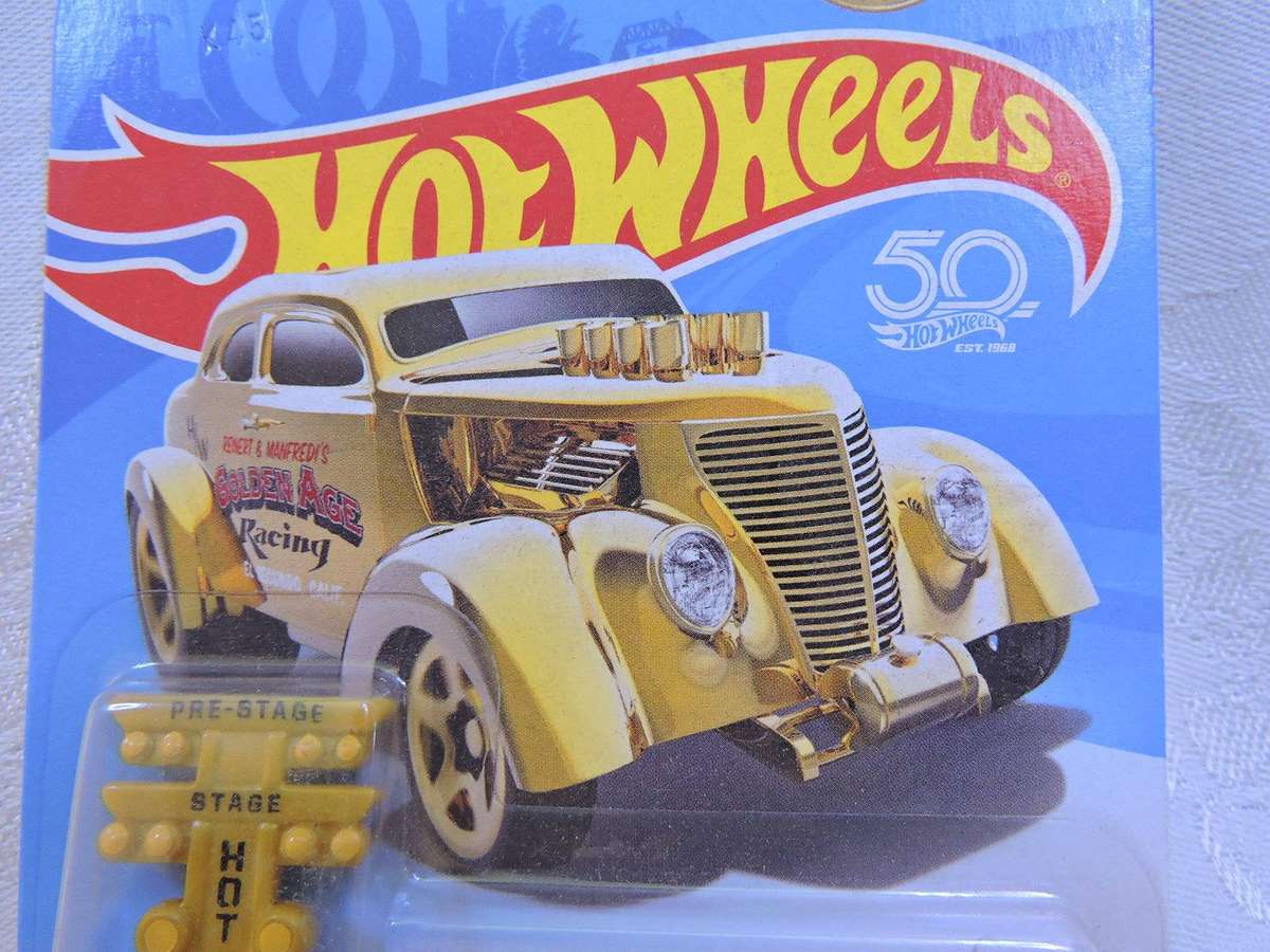 Hot Wheels 37 FORD Pass 'n Gasser ( Original Golden Gasser ) 2017 Issue  Long Card
