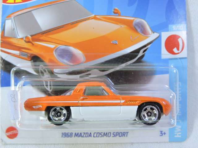 Hot Wheels MAZDA COSMO SPORT ( Orange over white )