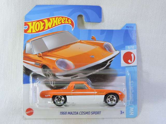 Hot Wheels MAZDA COSMO SPORT ( Orange over white )