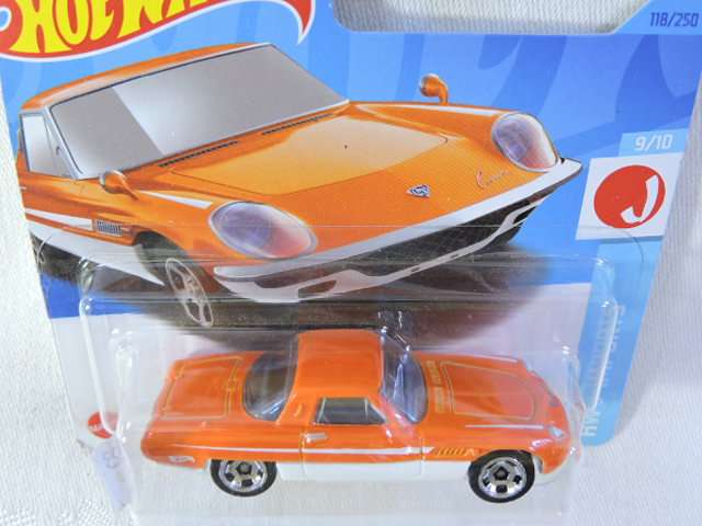 Hot Wheels MAZDA COSMO SPORT ( Orange over white )