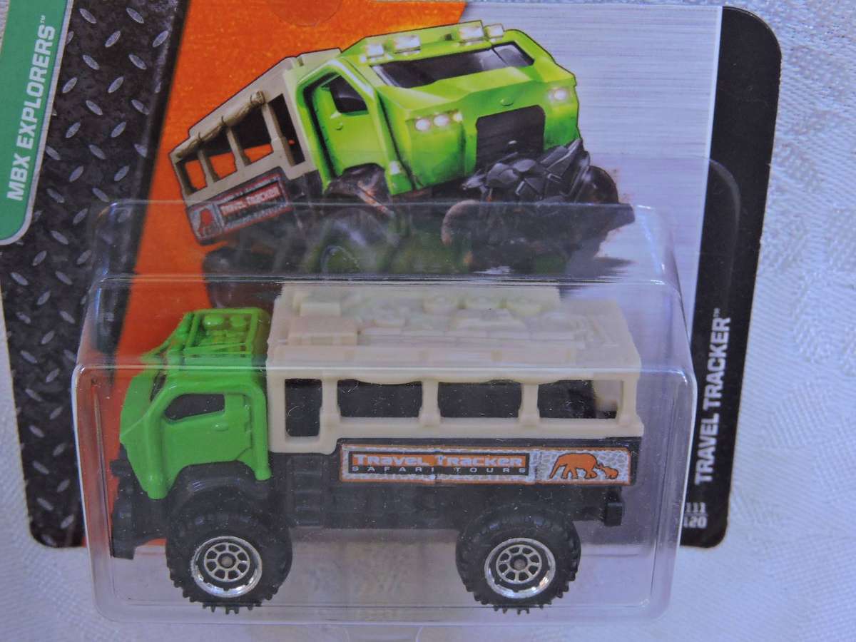 Matchbox MBX Travel Tracker ( Green ) Issued 2014  Like Hot Wheels