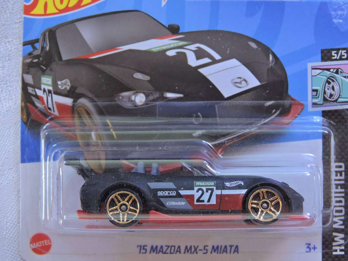 Hot Wheels MAZDA MX-5 MIATA ( Black #27 )