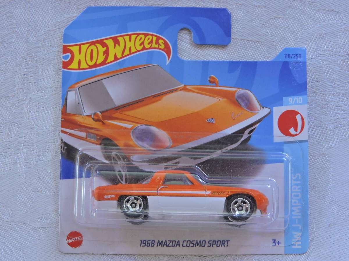 Hot Wheels MAZDA Cosmo Sport 1968 ( Orange & White )