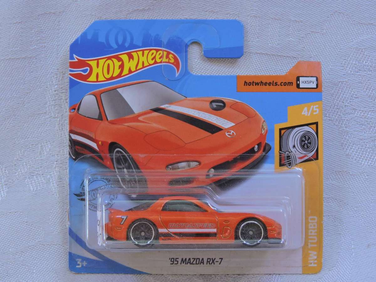 Hot Wheels MAZDA RX-7 ( Orange #7 )