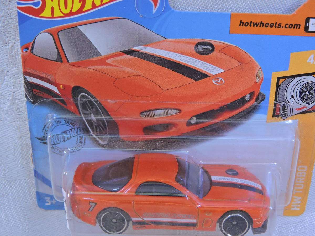 Hot Wheels MAZDA RX-7 ( Orange #7 )