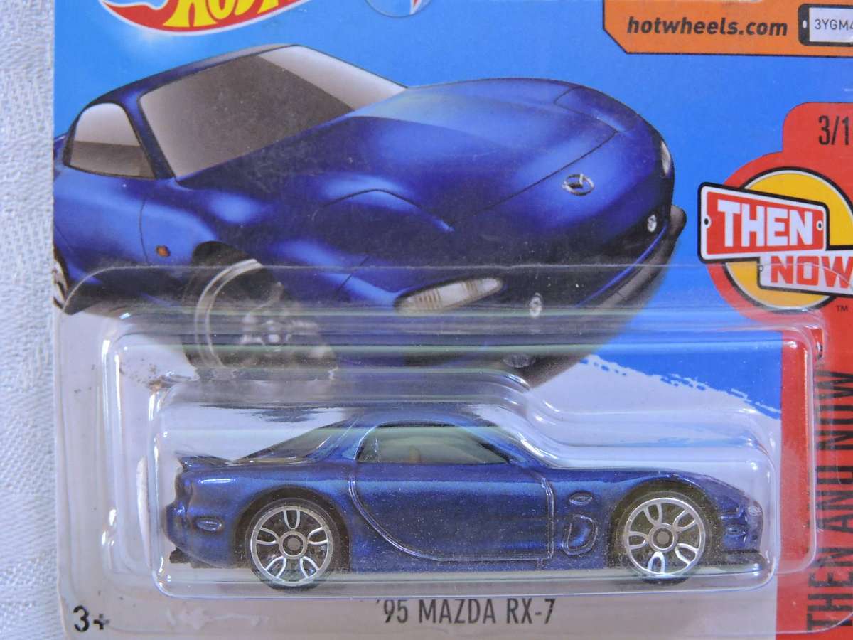 Hot Wheels MAZDA RX-7 ( Blue RX-7 )