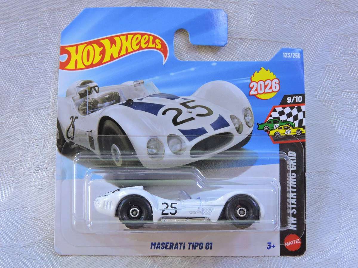 Hot Wheels MASERATI Tipo 61  ( White #25 )