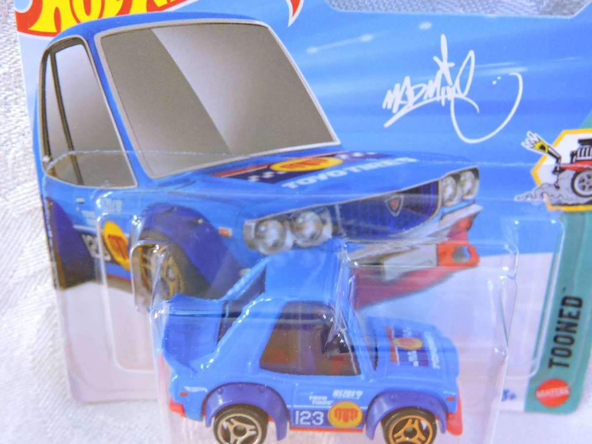 Hot Wheels MAZDA RX-3  ( Blue #123 ) Tooned