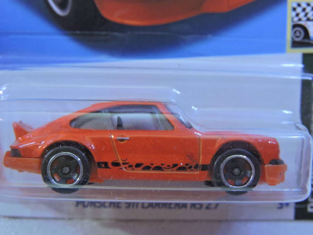 Hot Wheels PORSCHE Carrera RS 2.7 ( Orange ) Long Card