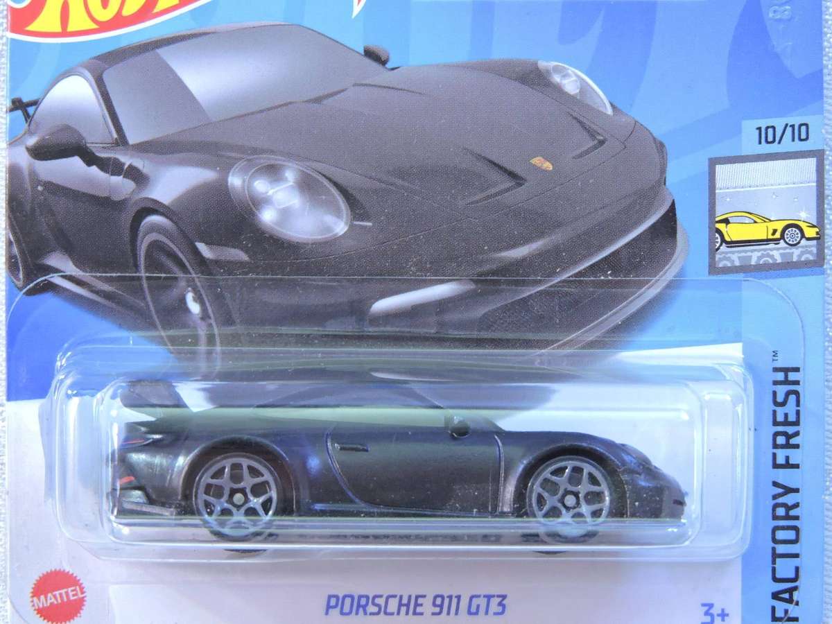 Hot wheels PORSCHE 911 GT3  (  Matt Black )