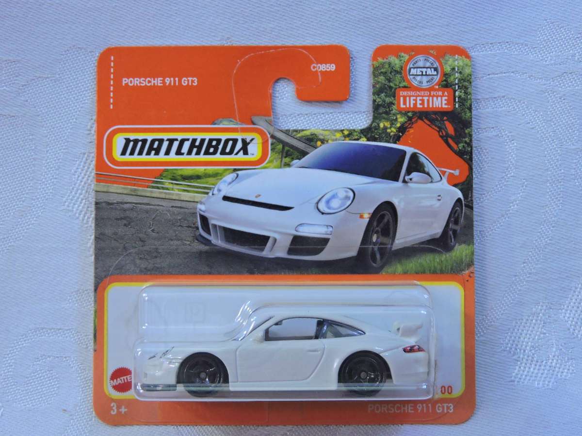 Matchbox PORSCHE 911 GT3 ( White ) Like Hot Wheels